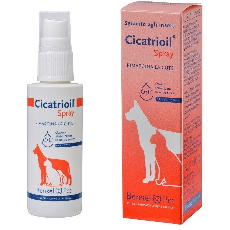 bensel pharma srl cicatrioil spray pet sgradito agli insetti 150ml - repellente naturale per cani e gatti