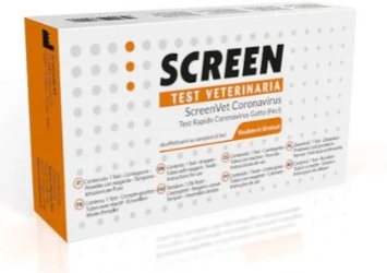 screen italia srl screenvet coronavirus test veterinario per gatti, 1 test