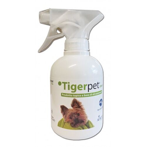 aurora biofarma srl tigerpet spray repellente azione topica per cani 300ml - protezione efficace da parassiti e insetti