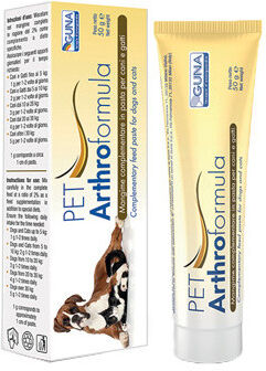 guna spa guna pet arthroformula - mangime per cani e gatti, 50g - integratore per le articolazioni di cani e gatti