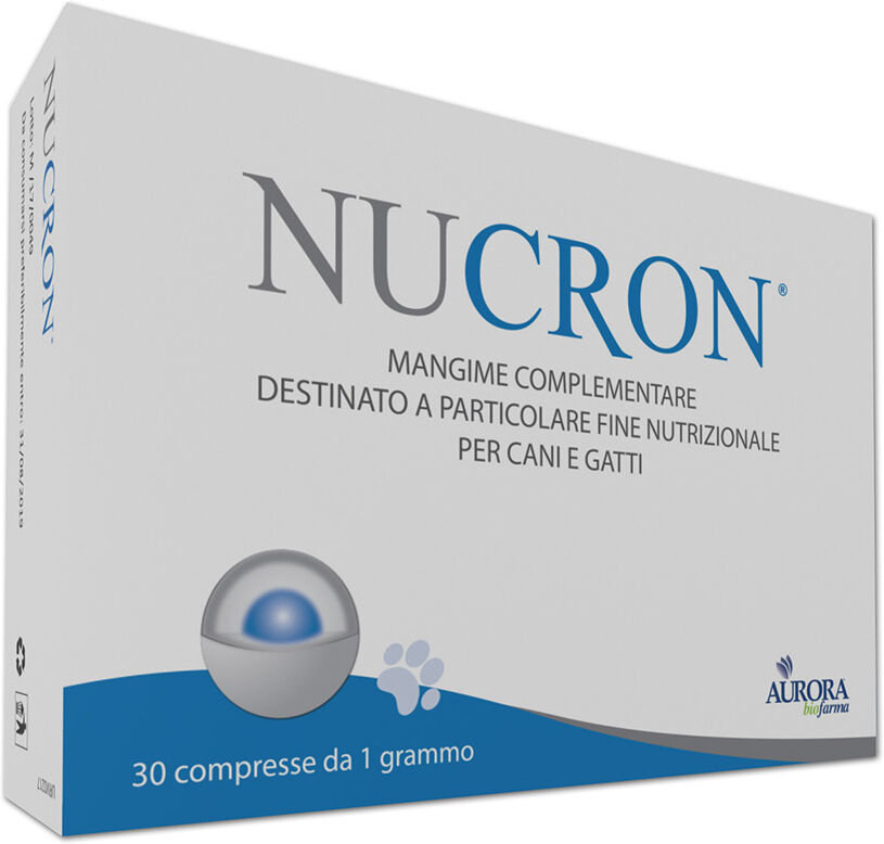 aurora licensing srl nucron integratore per la diarrea di cani e gatti 30 compresse - rimedio efficace