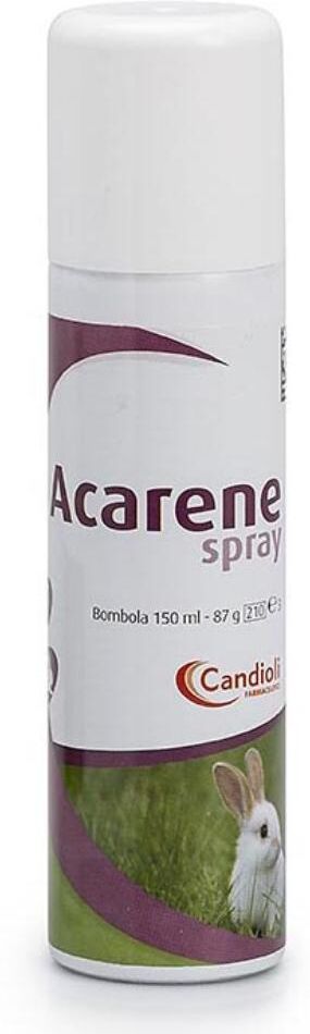 candioli ist.profil.e farm.spa acarene - spray antiparassitario per uccelli da gabbia e da voliera 150ml - protezione efficace contro parassiti per uccelli domestici