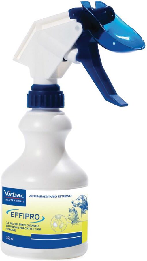 virbac srl effipro spray cutaneo 250ml - repellente e cura per la pelle dei tuoi animali