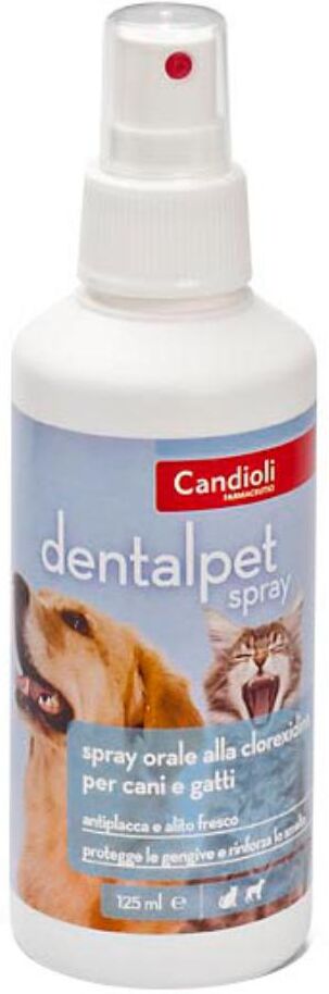 candioli ist.profil.e farm.spa dentalpet spray orale per cani e gatti 125ml - rimedio placca e tartaro