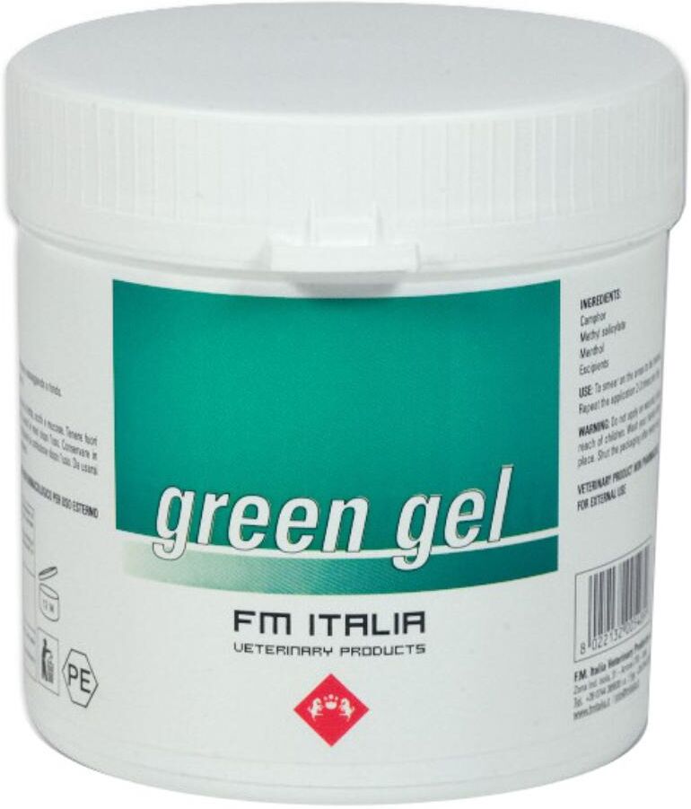 fm italia group srl green gel per equini e bovini 750ml - gel veterinario per il benessere di cavalli e bovini