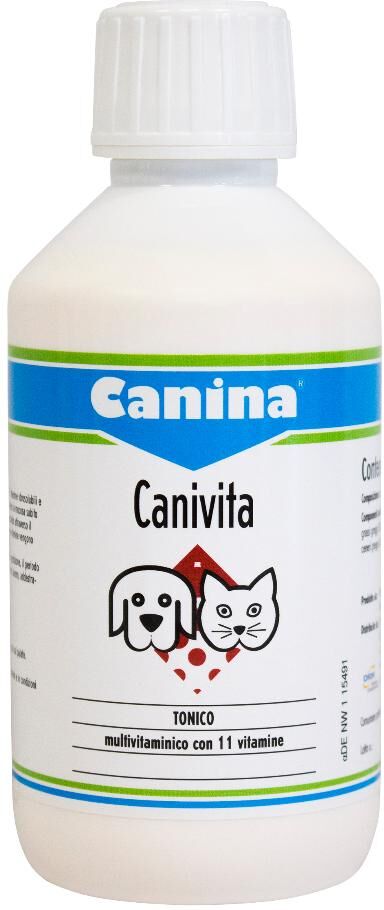 canina pharma gmbh canivita mangime complementare 250ml per cani e gatti - integratore nutrizionale di qualità