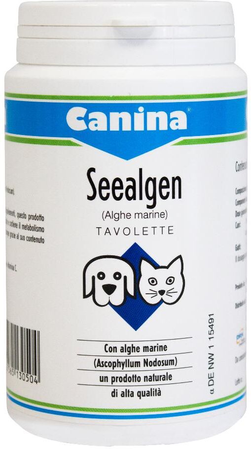 canina pharma gmbh seealgen integratore alimentare cani e gatti tavolette 225g - salute e benessere per i tuoi animali