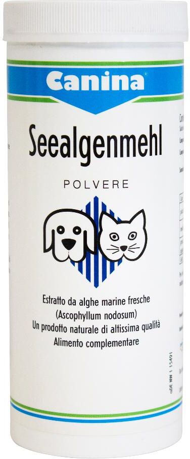 canina pharma gmbh seealgen polvere integratore alimentare per cani 250g - supporto alla salute e vitalità