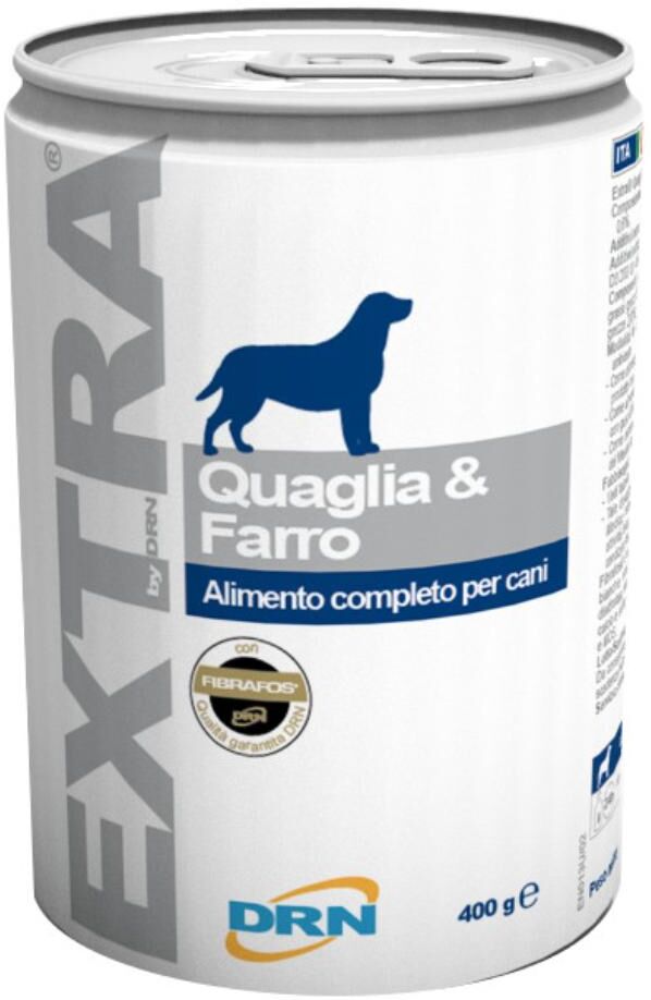 nextmune italy srl extra quaglia e farro cibo umido cani adulti 400g - alimento naturale per cani con proteine di quaglia e farro