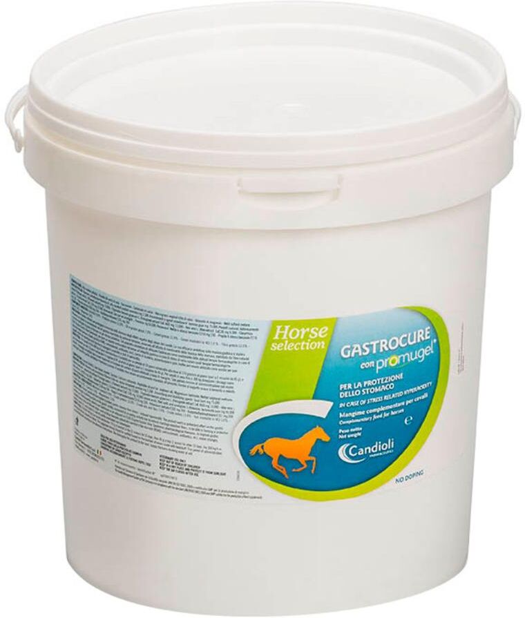 candioli ist.profil.e farm.spa gastrocure mangime complementare per la protezione dello stomaco per equini 2,6kg - supporto gastrico per cavalli