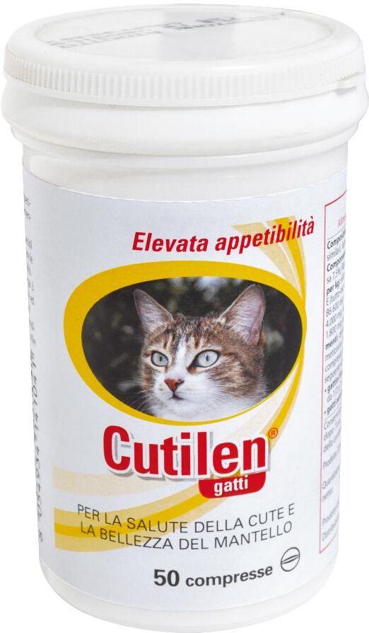 trebifarma cutilen gatti 50 compresse - integratore per la salute della cute e la bellezza del mantello felino