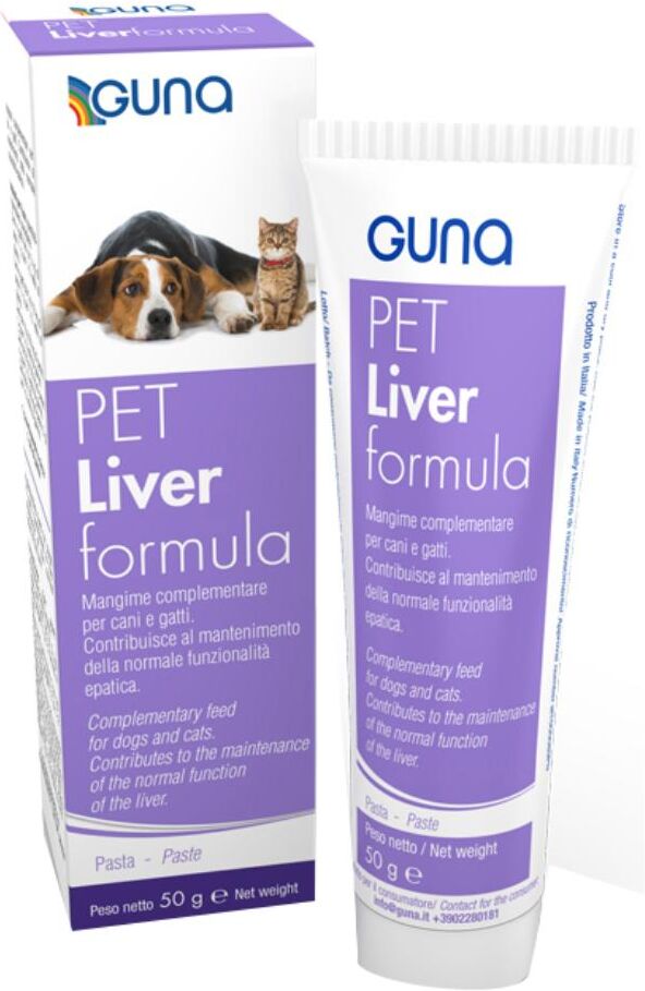 guna spa guna pet liverformula - mangime per sostegno epatico per cani e gatti 50g