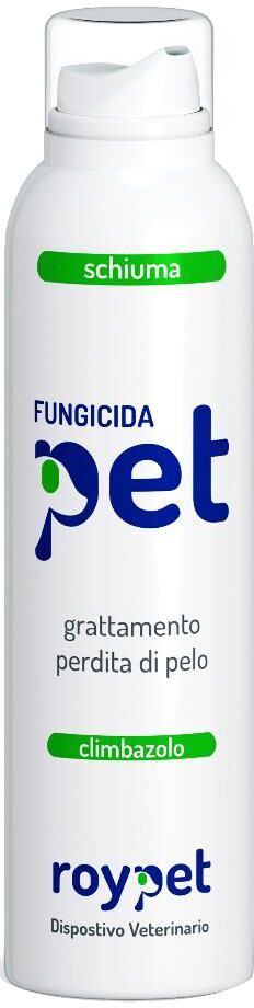 roydermal srl roypet fungicida pet schiuma 150ml - rimedio efficace per problemi cutanei dei tuoi animali domestici