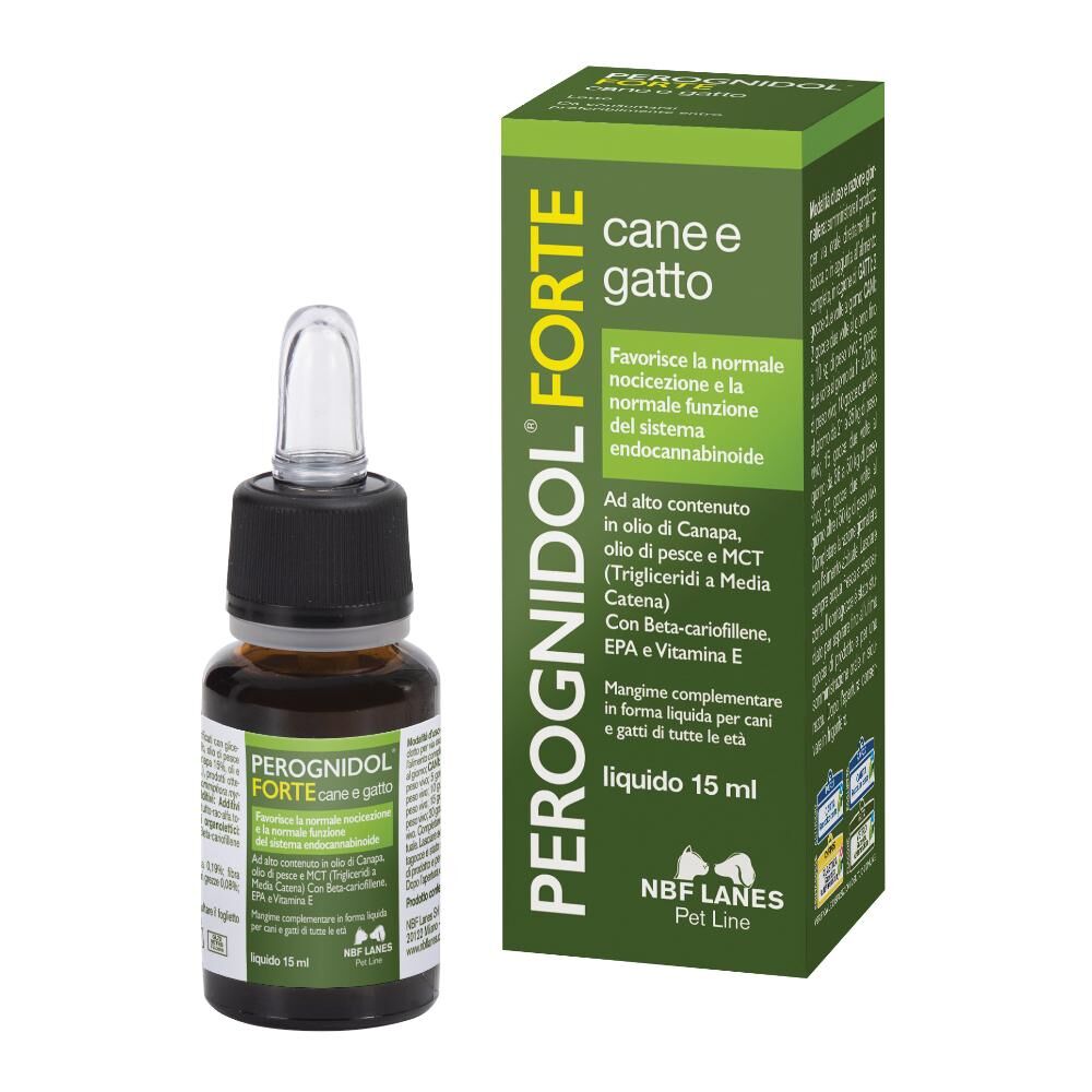 n.b.f. lanes srl perognidol forte gocce integratore per cani e gatti 15ml - supporto nutrizionale avanzato per animali domestici