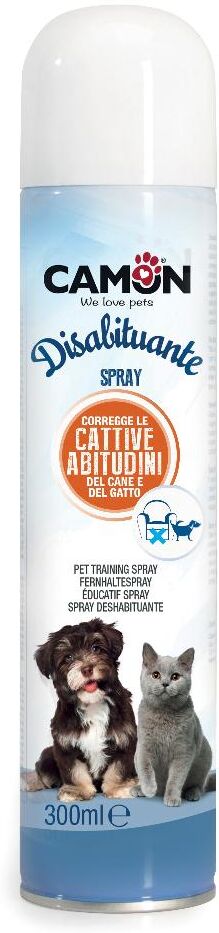 camon spa disabituante spray per interni per cani e gatti - 300ml, deterrente per l'educazione dei tuoi animali domestici