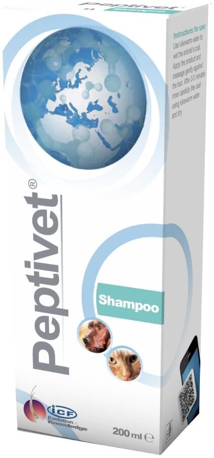 nextmune italy srl peptivet shampoo pronto uso per cani e gatti 200ml - igiene e cura del mantello