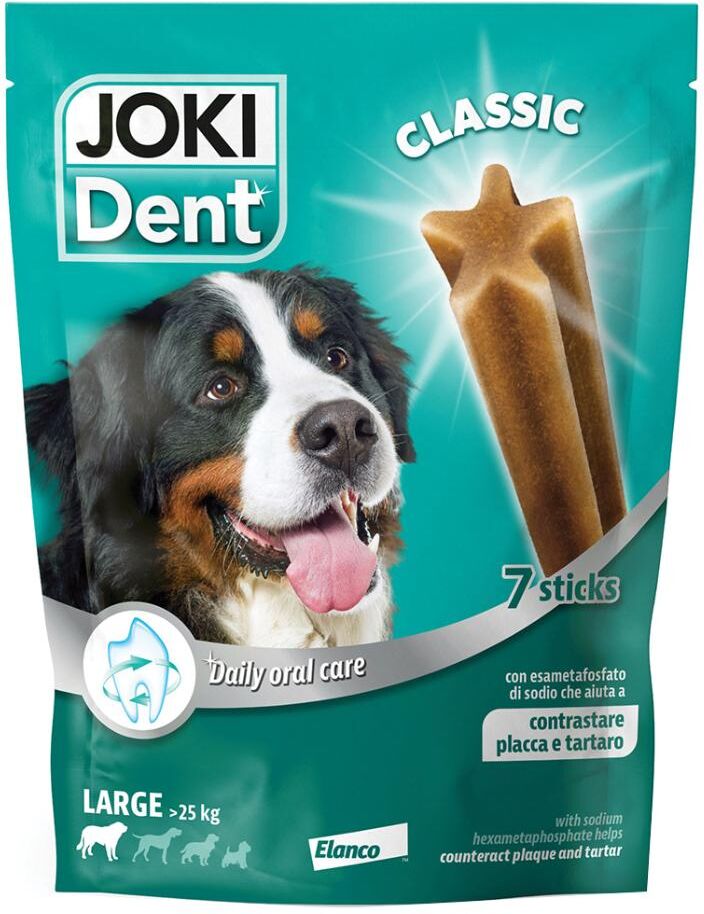 elanco italia spa joki plus dent starbar - igiene dentale per cani di taglia grande