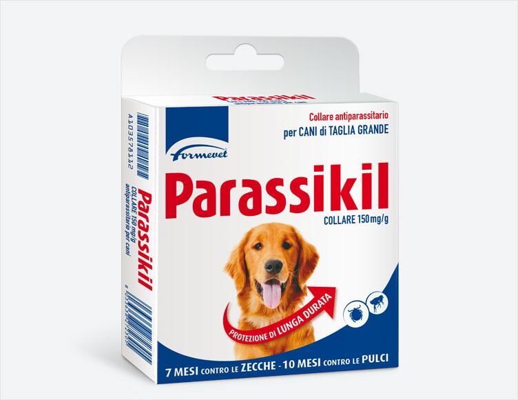 Virbac Srl Parassikil Collare Antiparassitario per Cani di Taglia Grande - Protezione Efficace contro Pulci e Zecche
