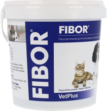 Vetplus Ltd Fibor Mangime Complementare per la Digestione dei Gatti 500g - Integratore Alimentare per Gatti Salutare