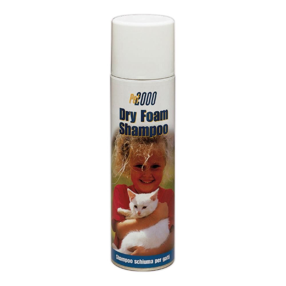Chifa Srl Dry Foam Shampoo per Gatti 250ml - Schiuma Delicata per la Cura del Mantello Felino