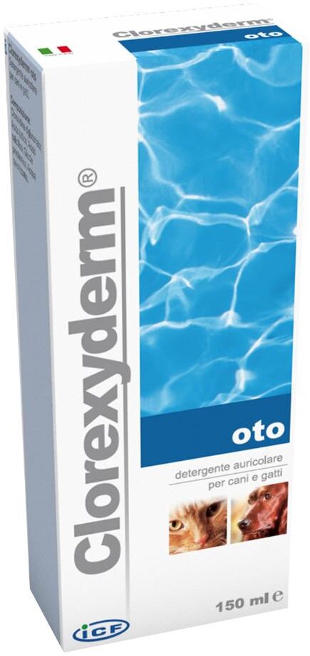 Nextmune Italy Srl Clorexyderm Oto Detergente Auricolare 150ml per Cani e Gatti - Igiene Auricolare Efficace