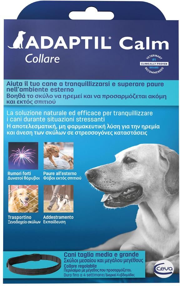 Ceva Salute Animale Spa Collare Adaptil per Cani di Taglia Grande - Comfort e Benessere per il Tuo Amico a Quattro Zampe