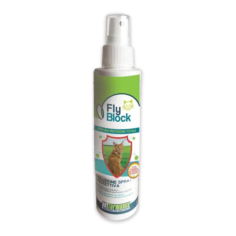 General&pharma Srl Flyblock Gatto Spray Antiparassitario 150ml - Protezione Efficace