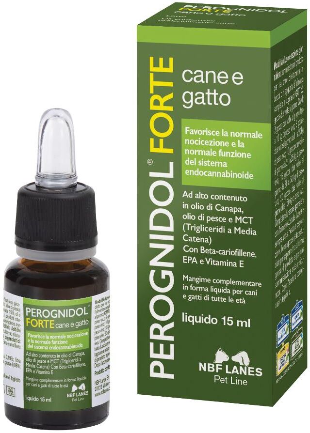 N.B.F. Lanes Srl Perognidol Forte Gocce Integratore per Cani e Gatti 15ml - Supporto Nutrizionale Avanzato per Animali Domestici