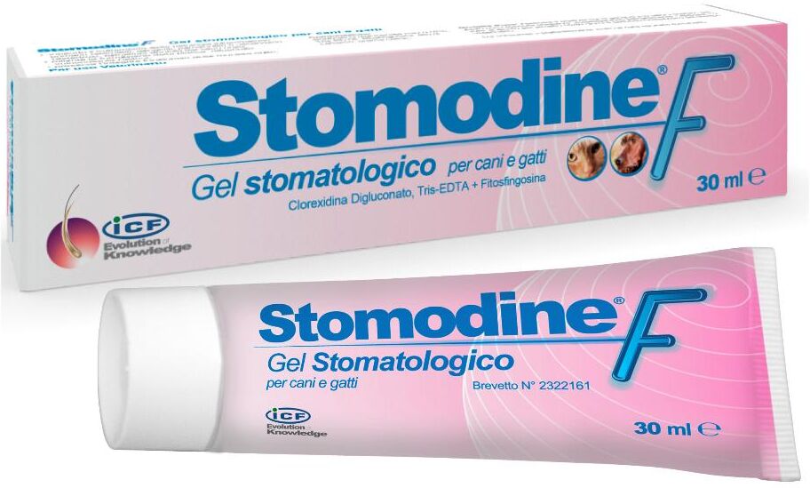 Icf Stomodine F Gel Stomatologico per Gengive di Cani e Gatti 30ml - Cura Orale Veterinaria