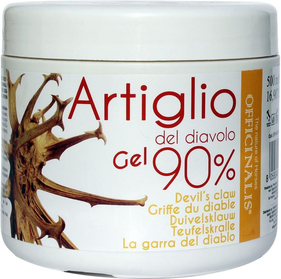 Bruno Dalla Grana Artiglio Del Diavolo Gel 90% per le Articolazioni dei Cavalli - 500ml di Cura Equestre