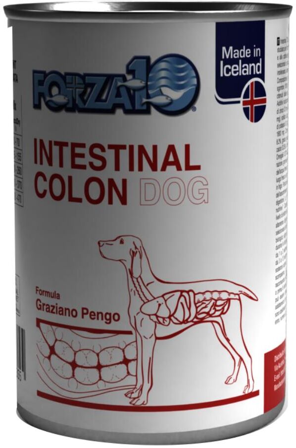 Sanypet Spa Forza10 Intestinal Colon Cibo Umido Cani Adulti 390g - Alimento Digestivo di Qualità Superiore per Cani