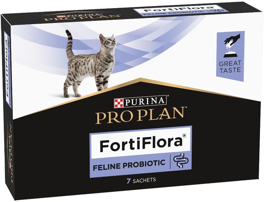 Nestle' Purina Petcare It. Spa Fortiflora Gatto 7 Busine - Alimento Complementare per Gatti e Cuccioli