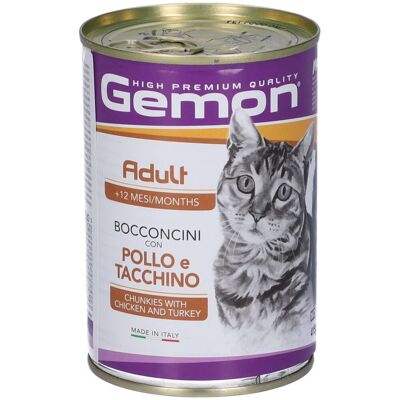 MONGE & C. S.P.A Gemon Senior Bocconcini Pollo Tacchino, 415 g MONGE & C. S.P.A Gemon Senior Bocconcini Pollo Tacchino, 415 g