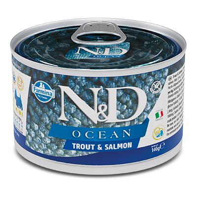 Farmina Natural & Delicious Ocean Mini Trota e Salmone - Cibo per cani Farmina Natural & Delicious Ocean Mini Trota e Salmone - Cibo per cani