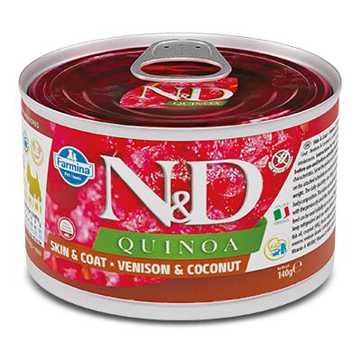 Farmina Natural & Delicious Quinoa Pelle & Manto Mini - Cibo per cani Farmina Natural & Delicious Quinoa Pelle & Manto Mini - Cibo per cani