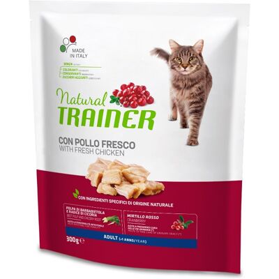 Natural Trainer Cibo per Gatti Adulti Pollo 300g Natural Trainer Cibo per Gatti Adulti Pollo 300g
