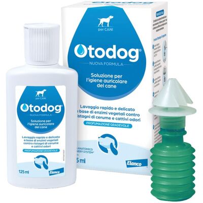 ELANCO ITALIA SpA Otodog 125ml Soluzione per Igiene Auricolare Cani - Lavaggio Indolore ELANCO ITALIA SpA Otodog 125ml Soluzione per Igiene Auricolare Cani - Lavaggio Indolore