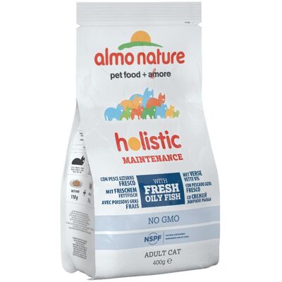 ALMO NATURE SpA Almo Nature Holistic Maintenance Pesce Azzurro Fresco e Riso Cibo Secco Per Gatti Adulti Sacco 400g ALMO NATURE SpA Almo Nature Holistic Maintenance Pesce Azzurro Fresco e Riso Cibo Secco Per Gatti Adulti Sacco 400g