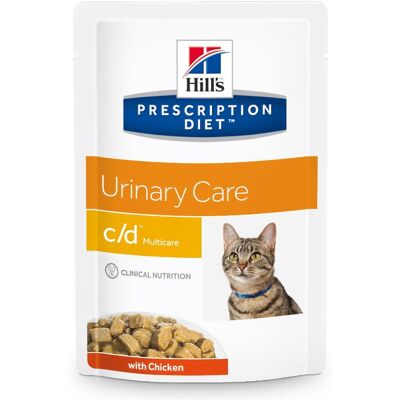 HILL'S PET NUTRITION ITALIA srl * HILL'S GATTO DIET C/D URINARY CARE MULTICARE GRAVY (IN SALSA) POLLO 12x85GR (blister) HILL'S PET NUTRITION ITALIA srl * HILL'S GATTO DIET C/D URINARY CARE MULTICARE GRAVY (IN SALSA) POLLO 12x85GR (blister)