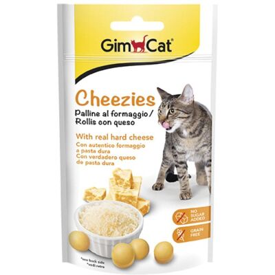 GIMBORN ITALIA Srl Div. Veter. GIMBORN GIMCAT GATTO SNACK CHEEZIES PALLINE FORMAGGIO 50GR GIMBORN ITALIA Srl Div. Veter. GIMBORN GIMCAT GATTO SNACK CHEEZIES PALLINE FORMAGGIO 50GR