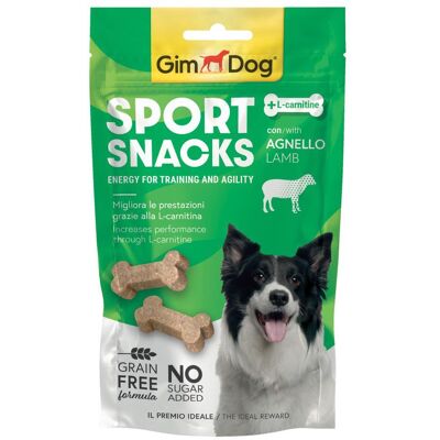 GIMBORN ITALIA Srl Div. Veter. GIMBORN GIMDOG CANE SNACK SPORT GRAIN FREE AGNELLO 60GR GIMBORN ITALIA Srl Div. Veter. GIMBORN GIMDOG CANE SNACK SPORT GRAIN FREE AGNELLO 60GR