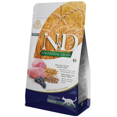 PETNESS SRL FARMINA N&D ANCESTRAL GATTO ADULT AGNELLO MIRTILLO 300GR PETNESS SRL FARMINA N&D ANCESTRAL GATTO ADULT AGNELLO MIRTILLO 300GR
