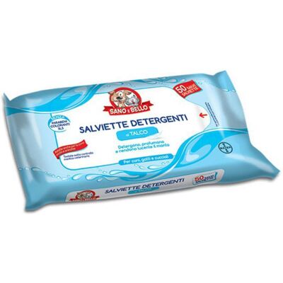 Sano e Bello Talco50P Salviette Umidificate - Pulizia Delicata Sano e Bello Talco50P Salviette Umidificate - Pulizia Delicata