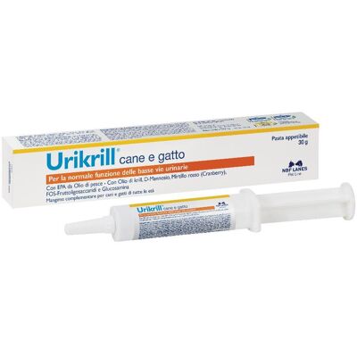 N.B.F. Lanes Srl Urikrill Pasta Integratore per Cani e Gatti - Supporto alle Vie Urinarie N.B.F. Lanes Srl Urikrill Pasta Integratore per Cani e Gatti - Supporto alle Vie Urinarie