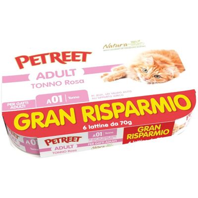 Ciam Srl Petreet Tonno Rosa - Cibo umido gatto Ciam Srl Petreet Tonno Rosa - Cibo umido gatto