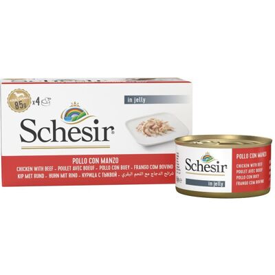 Cibo umido Schesir Pollo Manzo - Dieta completa Cibo umido Schesir Pollo Manzo - Dieta completa
