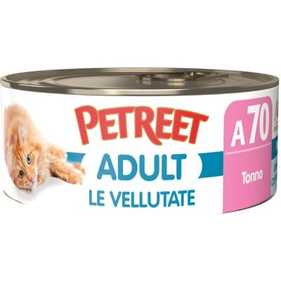 BOLTON FOOD S.P.A PETREET GATTO ADULT A70 VELLUTATE TONNO 70GR (lattina) BOLTON FOOD S.P.A PETREET GATTO ADULT A70 VELLUTATE TONNO 70GR (lattina)