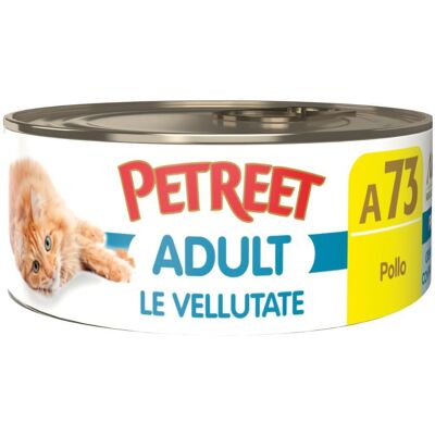 BOLTON FOOD S.P.A PETREET GATTO ADULT A73 VELLUTATE POLLO 70GR (lattina) BOLTON FOOD S.P.A PETREET GATTO ADULT A73 VELLUTATE POLLO 70GR (lattina)