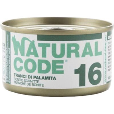 NATURAL LINE Srl NATURAL CODE GATTO 16 PALAMITA 85GR (lattina) NATURAL LINE Srl NATURAL CODE GATTO 16 PALAMITA 85GR (lattina)