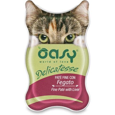 Oasy Delicatesse Paté di Fegato - Cibo per Gatti Oasy Delicatesse Paté di Fegato - Cibo per Gatti
